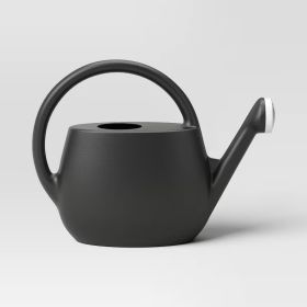 2 Gallon Plastic Watering Can, Black – Long Spout Watering Can For Indoor & Outdoor Garden Plants (Option: Black)