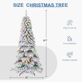 Illuminated Christmas Tree For Home Living Room Festive Decoration, Christmas Gifts And Ornaments, Perfect For Christmas Scene Setup (Option: 6ft)