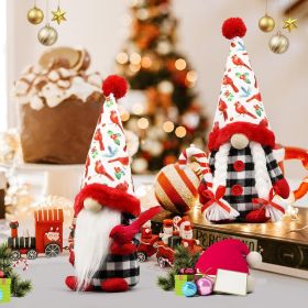 Christmas Red Cardinal Gnomes Decorations for Home, Indoor (Pattern Name: Christmas Cardinal Gnomes)